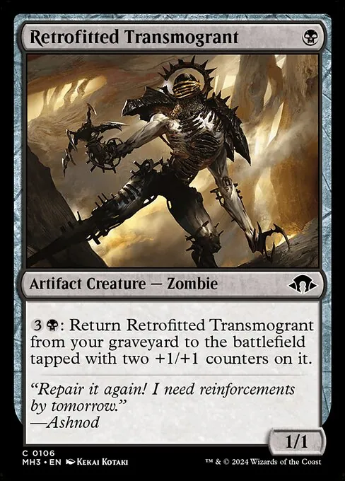 Retrofitted Transmogrant 106/329