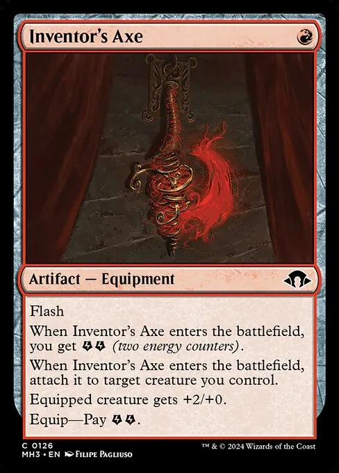 Inventor's Axe 126/329