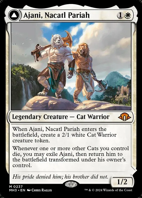 Ajani, Nacatl Pariah // Ajani, Nacatl Avenger 237/329