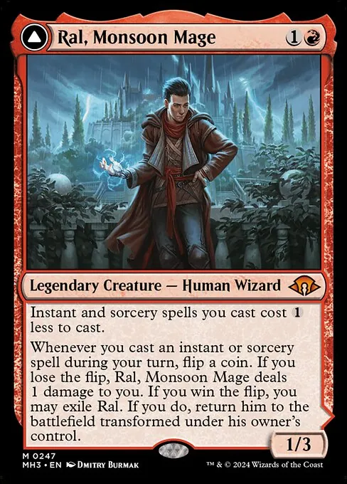 Ral, Monsoon Mage // Ral, Leyline Prodigy 247/329