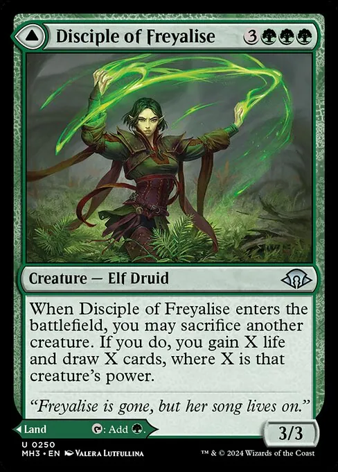 Disciple of Freyalise // Garden of Freyalise 250/329