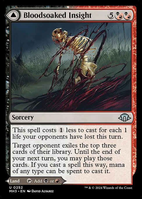 Bloodsoaked Insight // Sanguine Morass 252/329