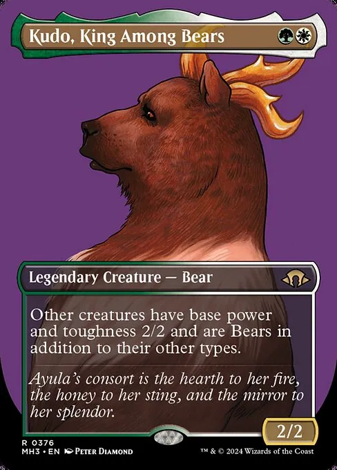 Kudo, King Among Bears 376/329
