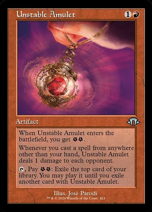 Unstable Amulet 421/329