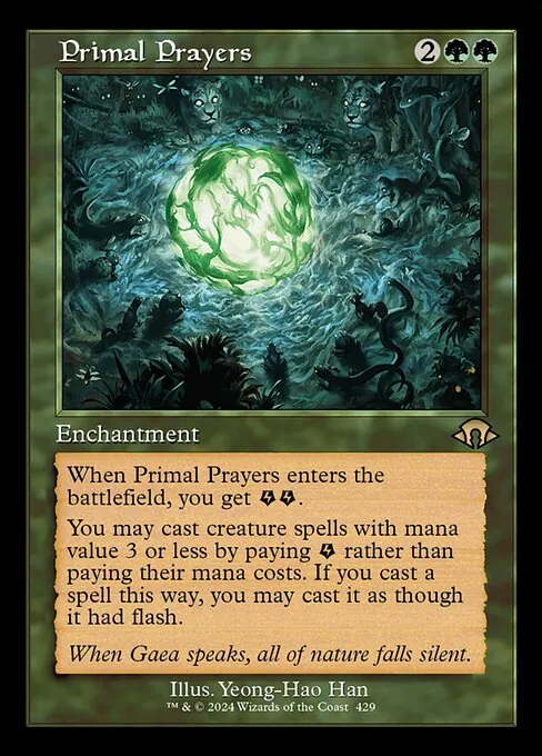Primal Prayers 429/329