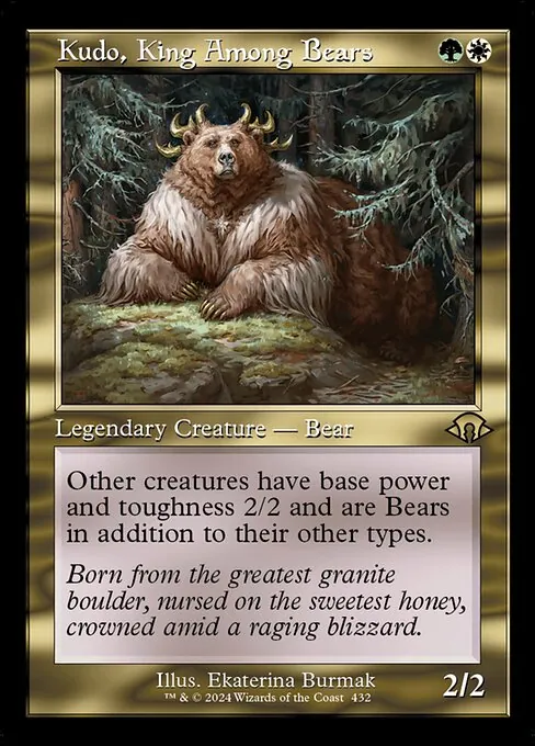 Kudo, King Among Bears 432/329