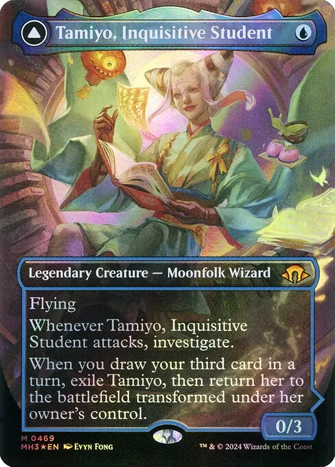 Tamiyo, Inquisitive Student // Tamiyo, Seasoned Scholar 469/329