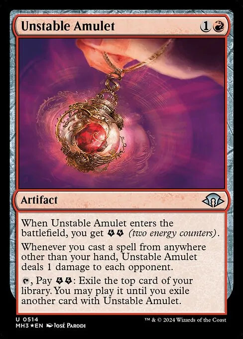 Unstable Amulet 514/329