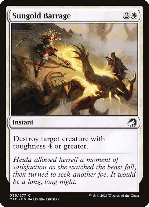 Sungold Barrage 036/277