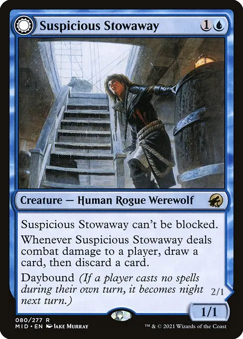 Suspicious Stowaway // Seafaring Werewolf 080/277