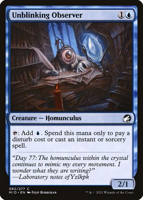 Unblinking Observer 082/277