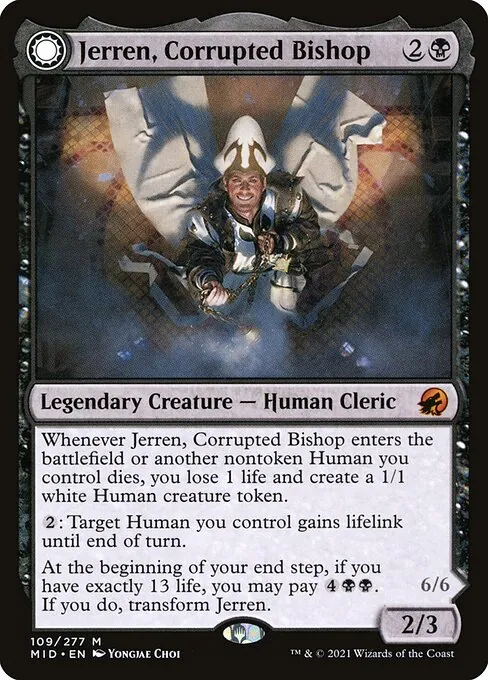 Jerren, Corrupted Bishop // Ormendahl, the Corrupter 109/277