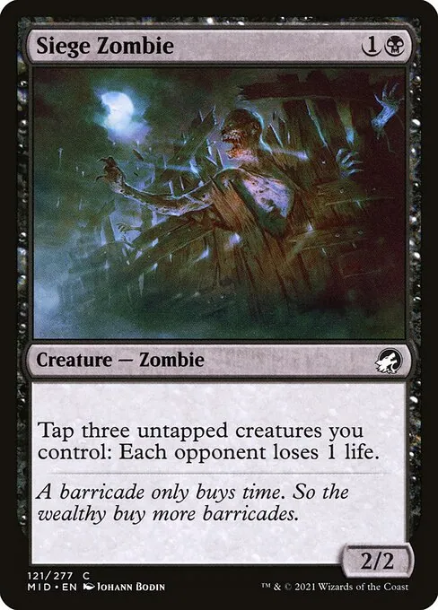 Siege Zombie 121/277