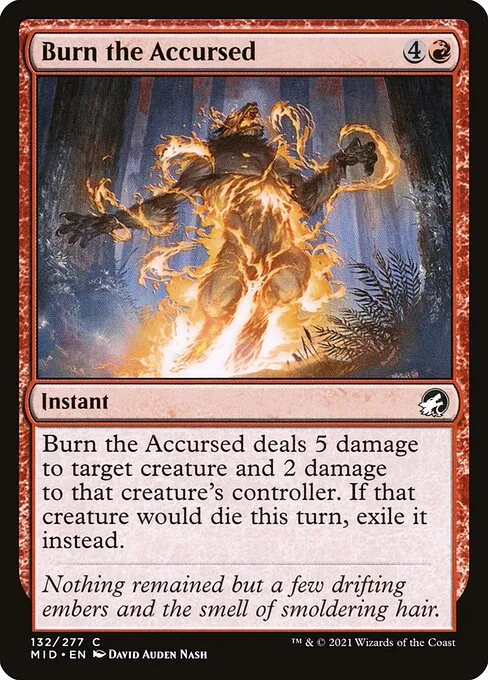 Burn the Accursed 132/277