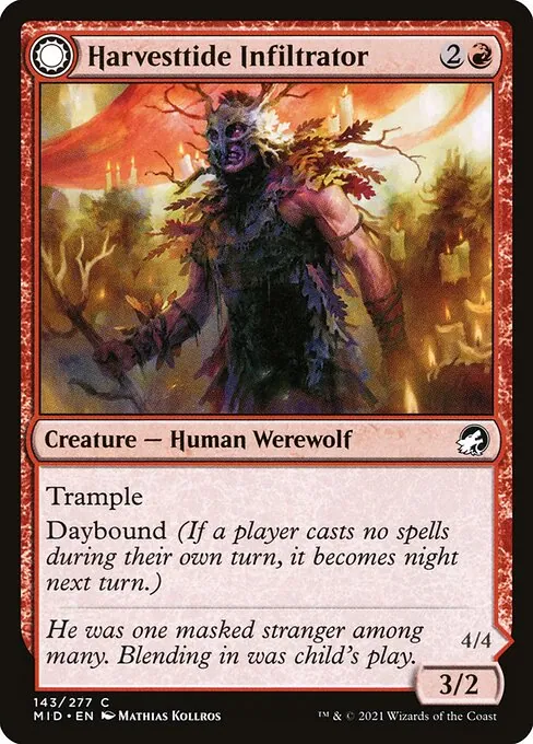Harvesttide Infiltrator // Harvesttide Assailant 143/277