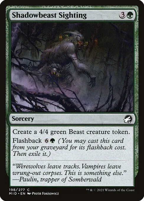 Shadowbeast Sighting 198/277