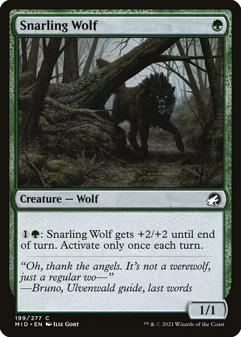 Snarling Wolf 199/277