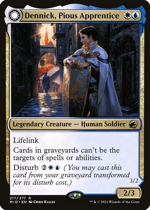 Dennick, Pious Apprentice // Dennick, Pious Apparition 217/277