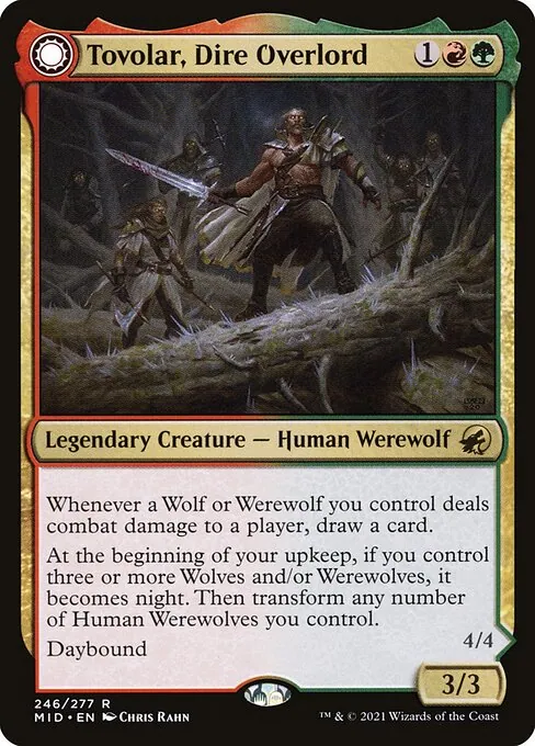 Tovolar, Dire Overlord // Tovolar, the Midnight Scourge 246/277