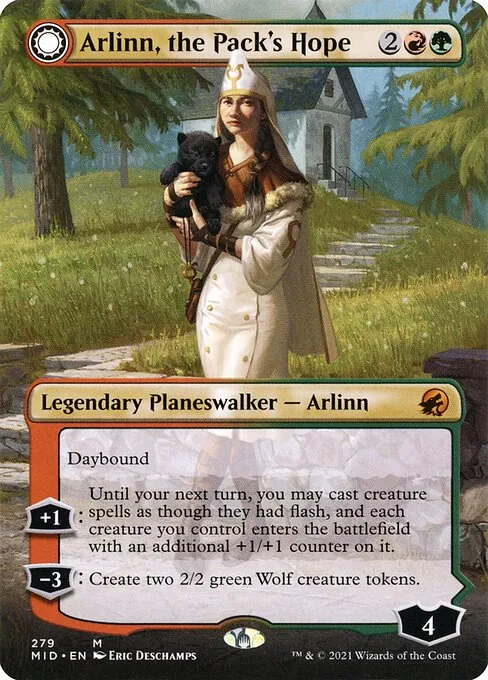 Arlinn, the Pack's Hope // Arlinn, the Moon's Fury 279/277