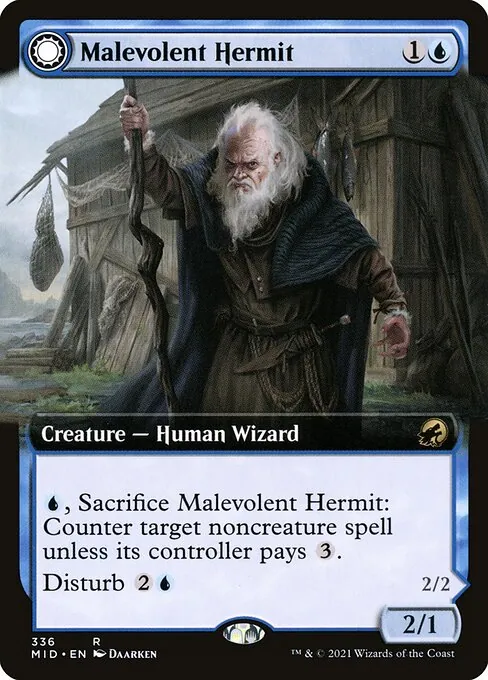 Malevolent Hermit // Benevolent Geist 336/277