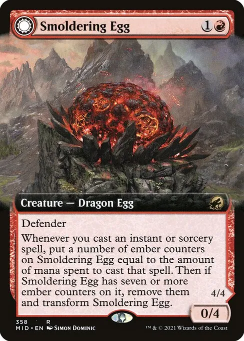 Smoldering Egg // Ashmouth Dragon 358/277