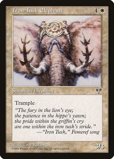 Iron Tusk Elephant 022/350