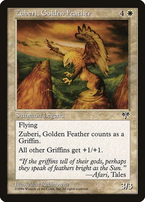 Zuberi, Golden Feather 051/350