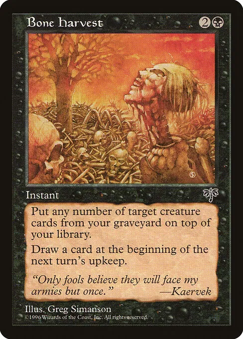 Bone Harvest 108/350
