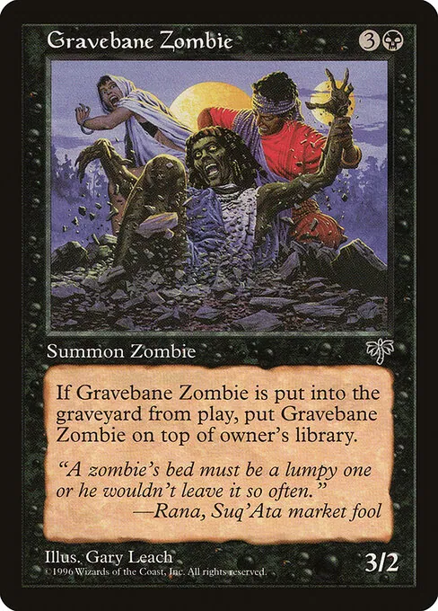 Gravebane Zombie 127/350