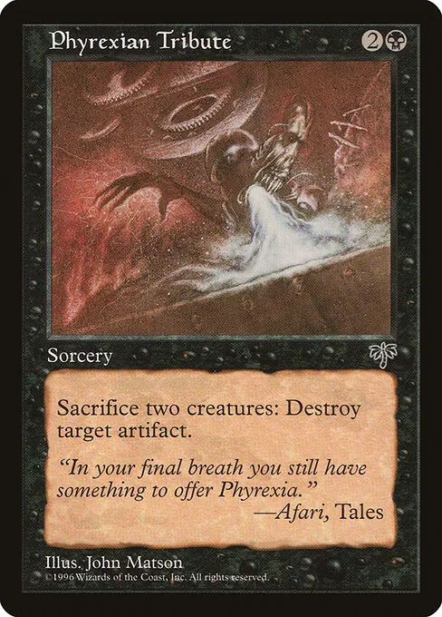 Phyrexian Tribute 134/350