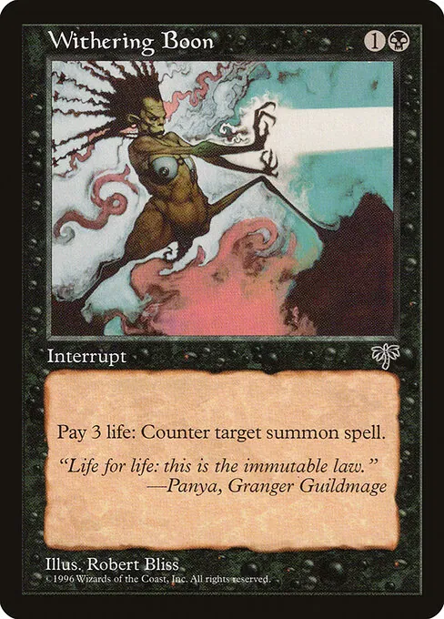 Withering Boon 152/350