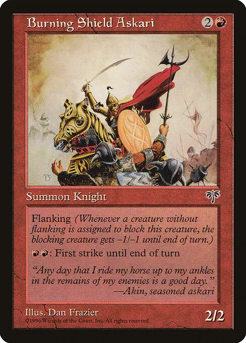 Burning Shield Askari 162/350