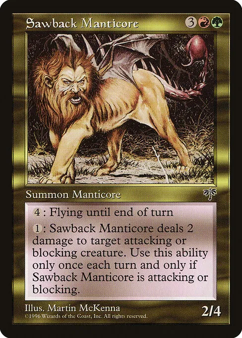 Sawback Manticore 281/350