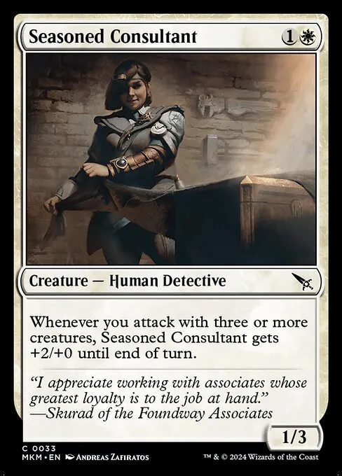 Seasoned Consultant 033/286