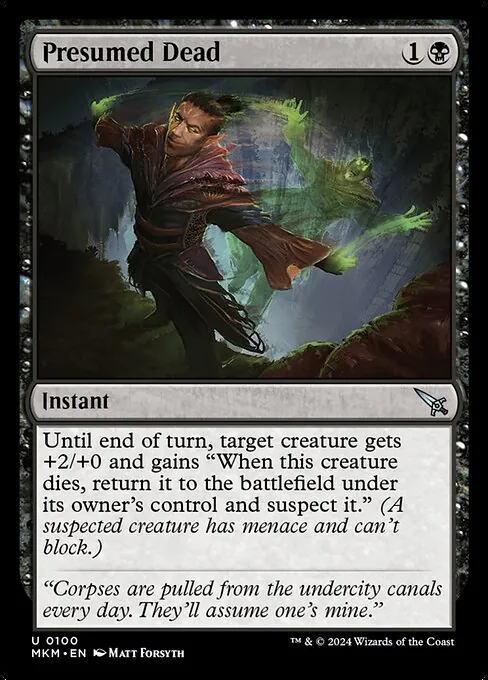 Presumed Dead 100/286
