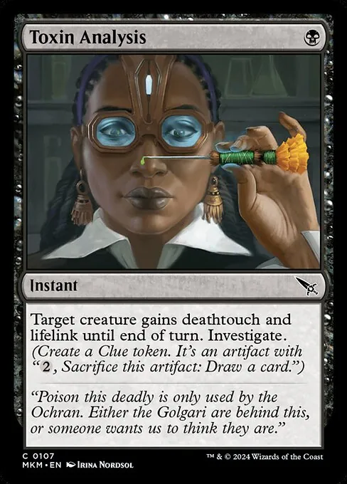 Toxin Analysis 107/286