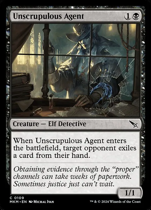 Unscrupulous Agent 109/286
