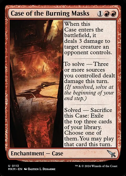 Case of the Burning Masks 113/286