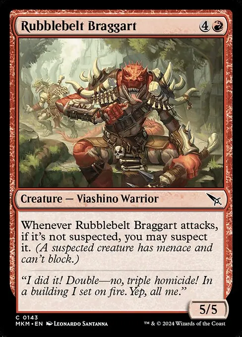 Rubblebelt Braggart 143/286