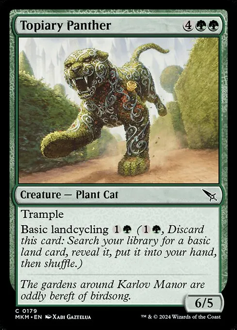 Topiary Panther 179/286