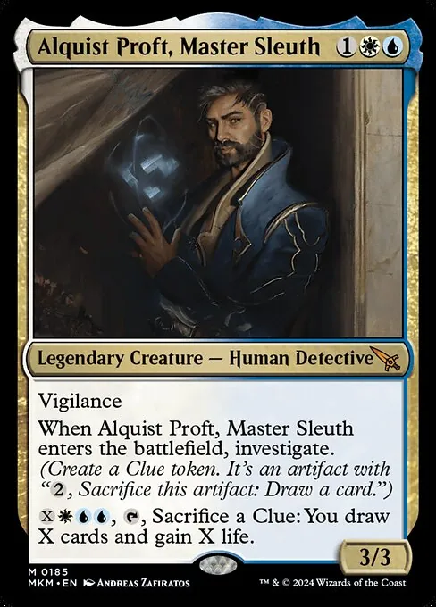 Alquist Proft, Master Sleuth 185/286