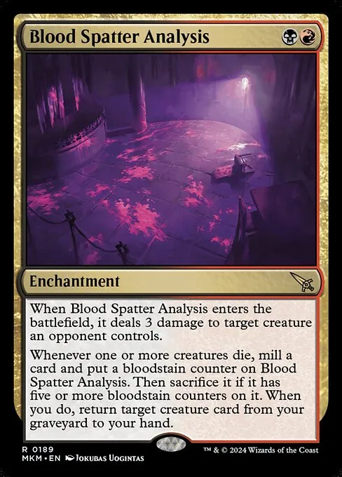 Blood Spatter Analysis 189/286