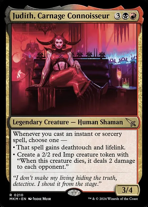 Judith, Carnage Connoisseur 210/286