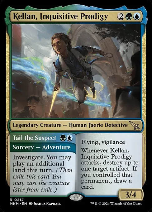Kellan, Inquisitive Prodigy // Tail the Suspect 212/286