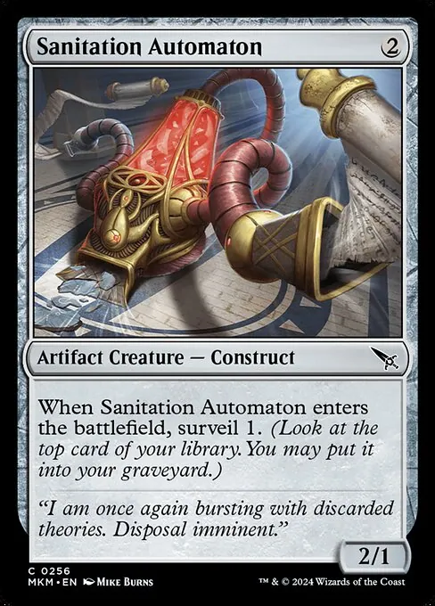 Sanitation Automaton 256/286