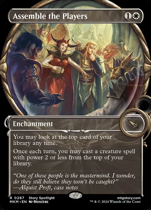 Assemble the Players 287/286
