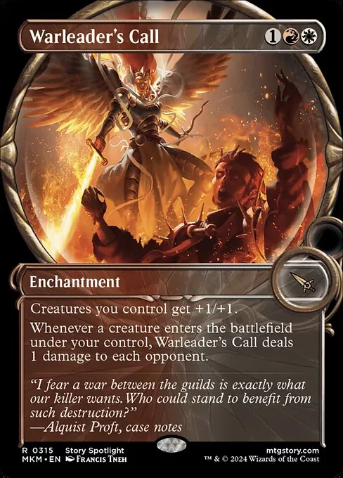 Warleader's Call 315/286