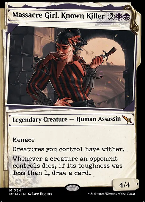 Massacre Girl, Known Killer 344/286