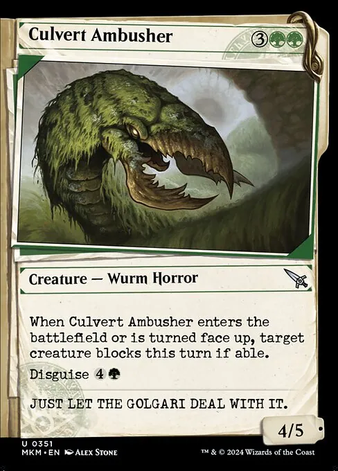 Culvert Ambusher 351/286